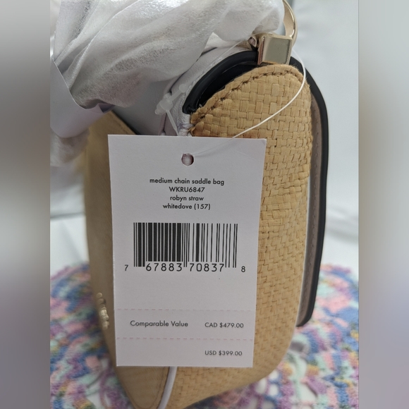 Kate Spade new york - Street Style 2WAY Bi-color Chain Plain Leather Crossbody - Picture 3 of 15